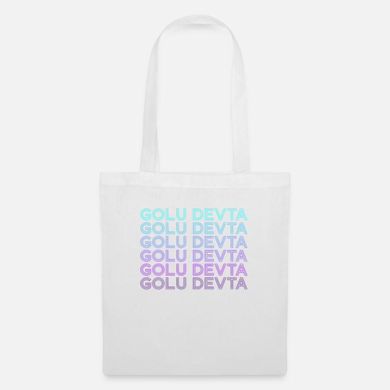 Golu Devta Hindu Gott Hindu Mythologie Retro - Stoffbeutel - Weiß