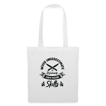 Knifemaking Knife Making Bladesmith Smithing Knife - Tote Bag - white - Front