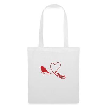Motif d’observation des oiseaux cool pour les ornithologues amateurs - Sac en tissu - blanc - Devant