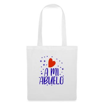 J’aime mon cadeau de grand-père Quiero a mi abuelo - Sac en tissu - blanc - Devant