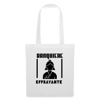 Tshirt femme Banquiere effrayante - Sac en tissu - blanc - Devant