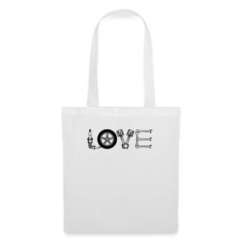 Hilarant mécanicien Machiniste Technicien Voiture - Sac en tissu - blanc - Devant