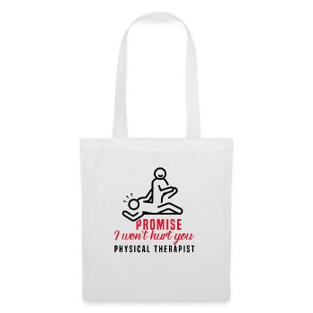 Physiothérapeute Drôle de promesse que je - Sac en tissu - blanc - Devant