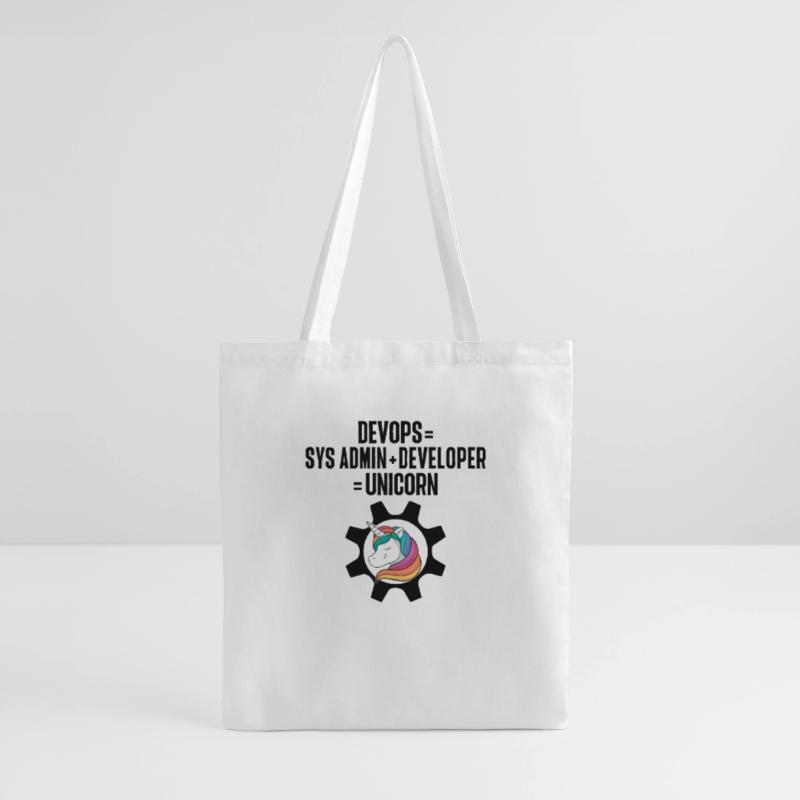 Sys-Admin Developer Devops Engineer Unicorn Tote Bag