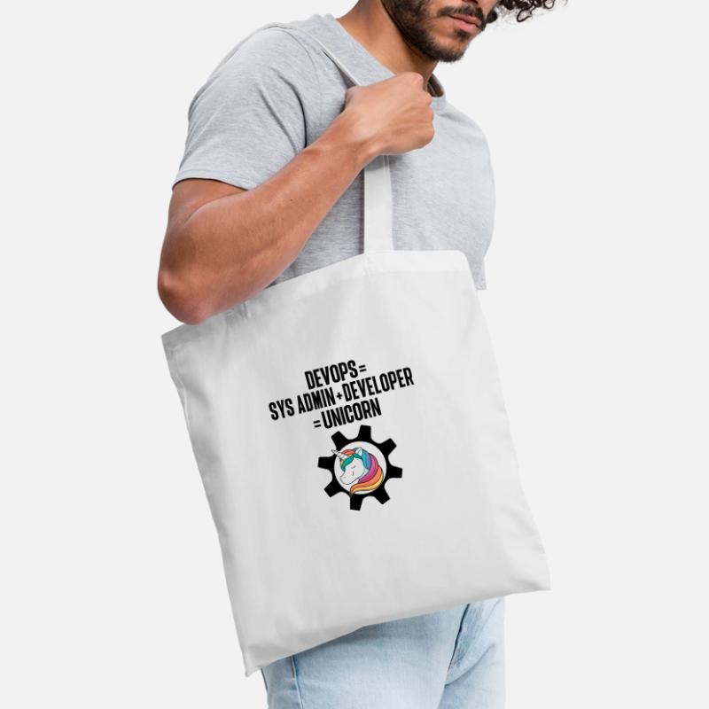 Sys-Admin Developer Devops Engineer Unicorn Tote Bag