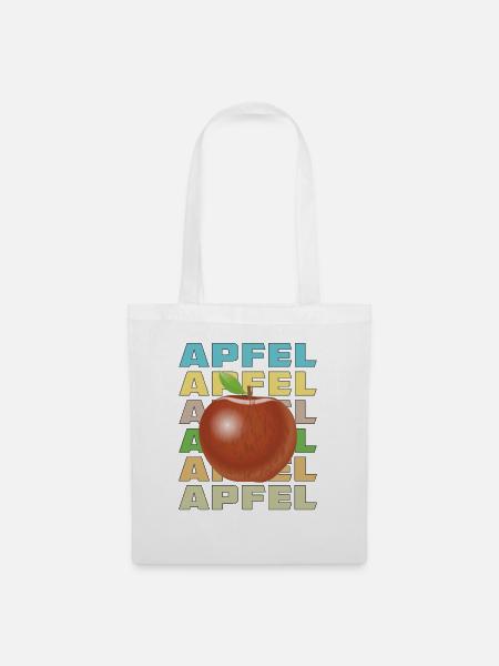 APFEL - Stoffbeutel - Weiß