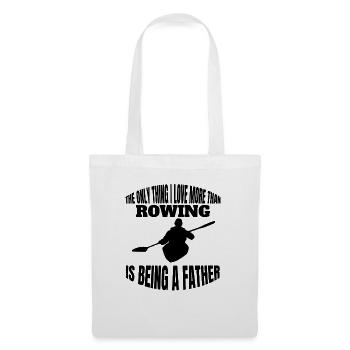 Rameur Père Rameur Papa Rowing Club Papa Aviron - Sac en tissu - blanc - Devant