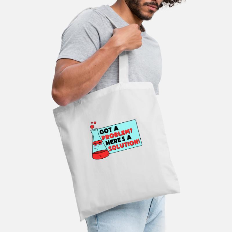 Problem Solution Scientific Solving Science Tote Bag