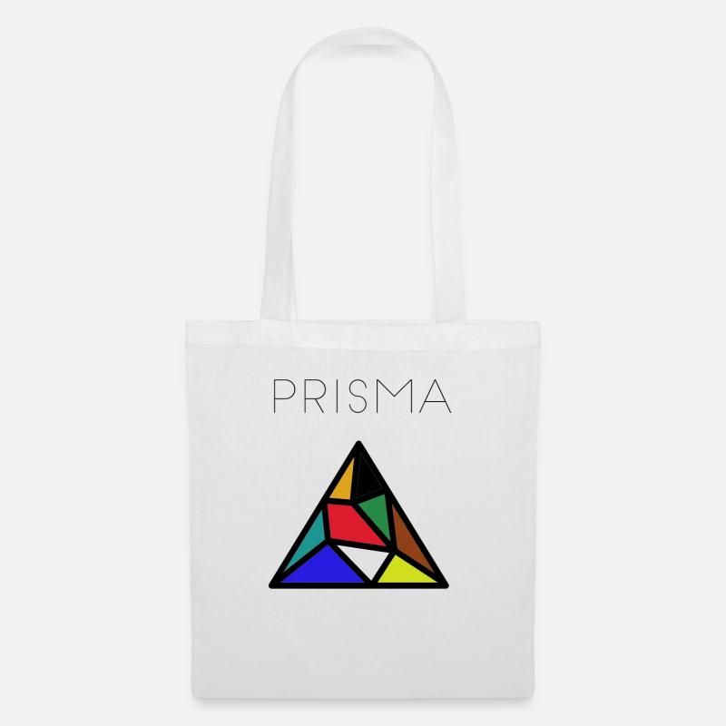 Prisma Dreieck - Stoffbeutel - Weiß