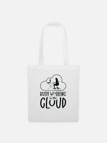 Cloud Computing Programmierer Kodierung - Stoffbeutel - Weiß