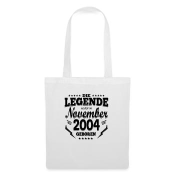 Geschenke zum Geburtstag Volljährig November - Stoffbeutel - Weiß - Vorne