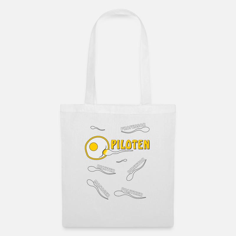 PILOTEN - Stoffbeutel - Weiß