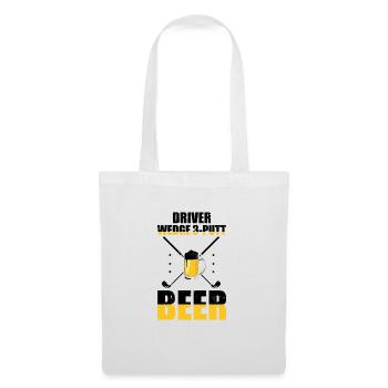 Novelty Golfing Golfer Comical Field Sports - Tote Bag - white - Front