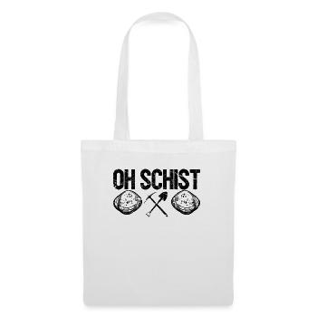 Funny geologist on a stone hunt - Tote Bag - white - Front