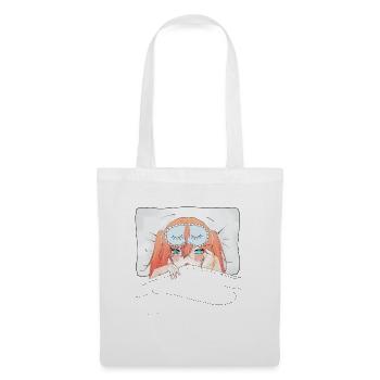 Chemise de nuit Anime Otaku Weeb Kawaii - Sac en tissu - blanc - Devant