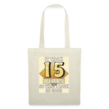CELA PRENDRA 15 ANS - Sac en tissu - nature - Devant