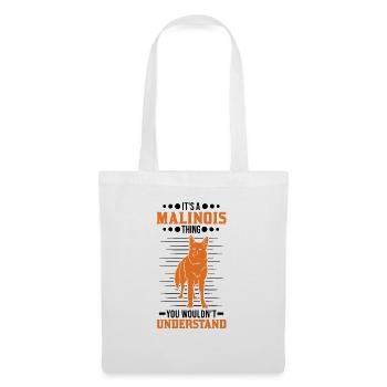 Malinois Ding Belgian Shepherd - Tote Bag - white - Front