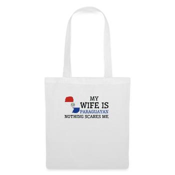 Rien ne me fait peur Femme paraguayenne Paraguay - Sac en tissu - blanc - Devant
