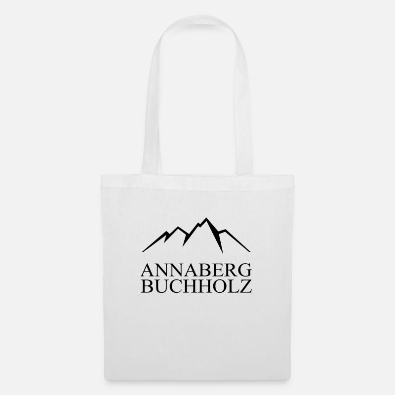 Annaberg Buchholz Erzgebirge Berge - Stoffbeutel - Weiß
