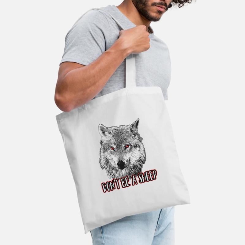 Ne sois pas un mouton Sac en tissu