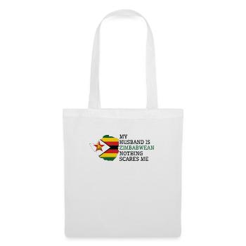 Nothing Scares Me Zimbabwean Husband Zimbabwe - Tote Bag - white - Front