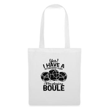 Régime de retraite Boule - Sac en tissu - blanc - Devant