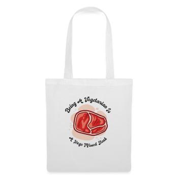Steak Lover Meat Foodie Steak Meat Lover Beef - Tote Bag - white - Front