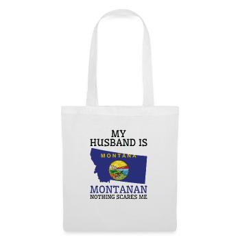 Nichts macht mir Angst Montanan Husband Montana - Stoffbeutel - Weiß - Vorne
