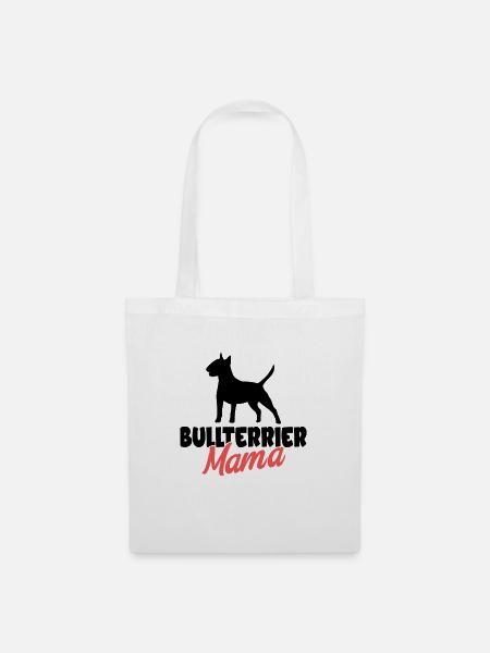 Bullterrier - Stoffbeutel - Weiß