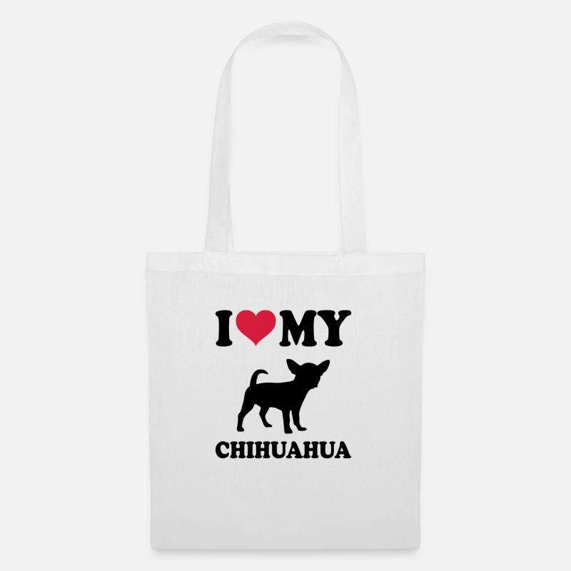 Chihuahua - Stoffbeutel - Weiß