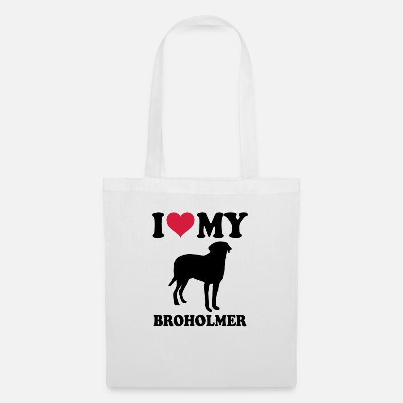 Broholmer - Stoffbeutel - Weiß