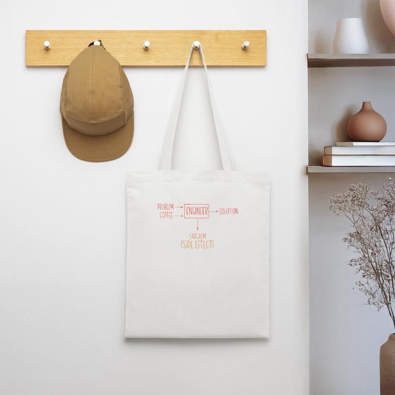 Engineer Problem Solution Sarcasm Side Effect Fun Tote Bag