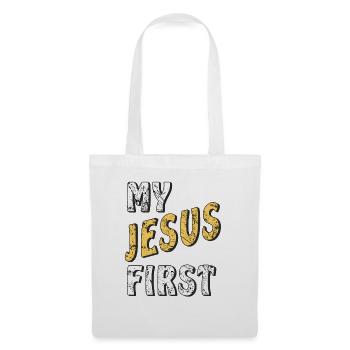 MON JÉSUS D’ABORD - Sac en tissu - blanc - Devant