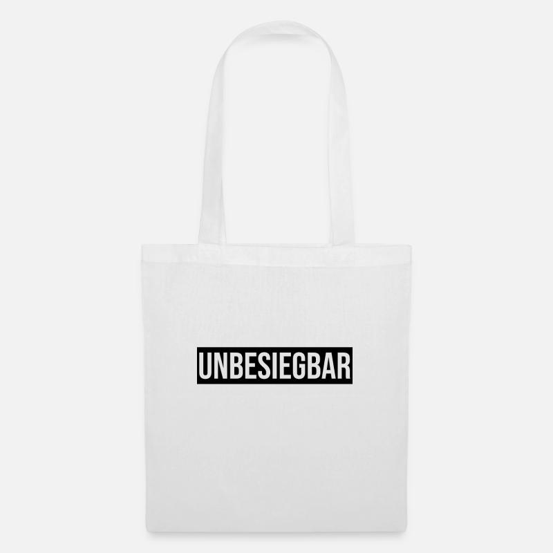 Unbesiegbar - Stoffbeutel - Weiß