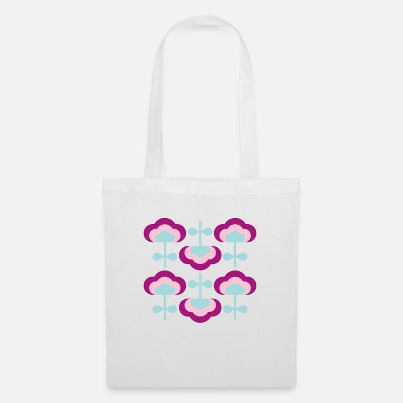 Cloud Flower - Tote Bag - white