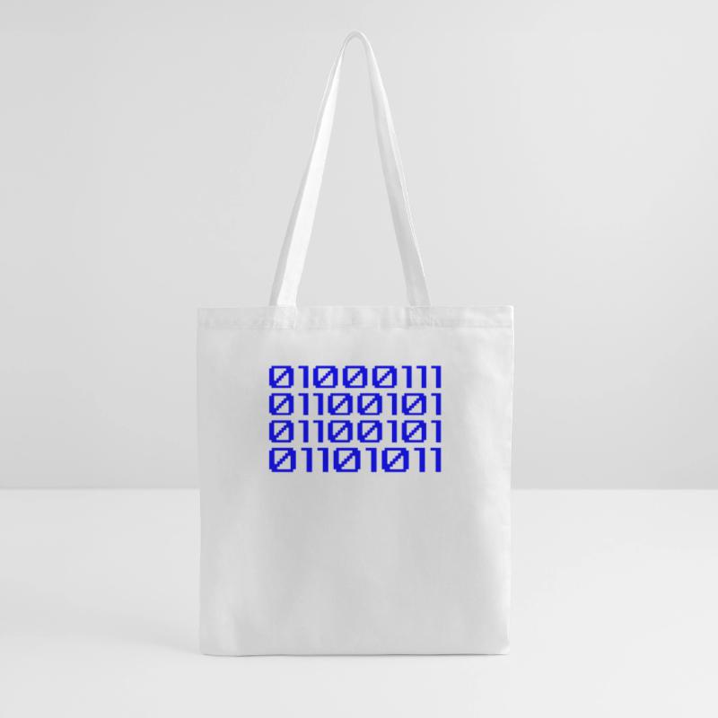 Funny Coder Binary Code Programmer Développeur Sac en tissu