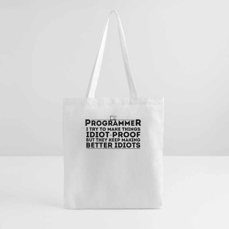 Funny Programmer Humor Computer Coder Programming Tote Bag