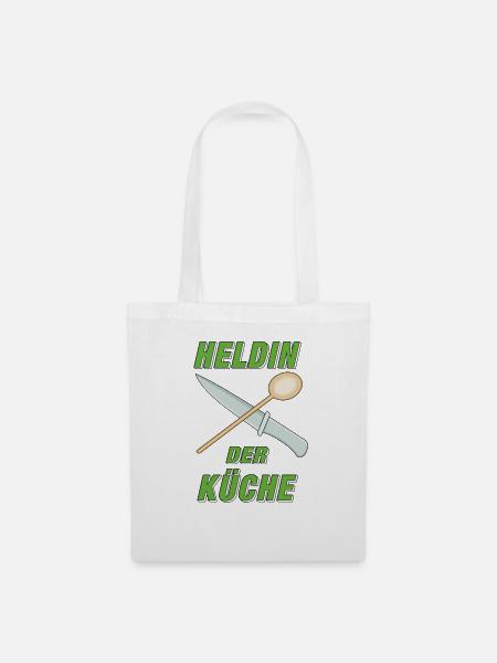 HELDIN DER KÜCHE - Stoffbeutel - Weiß
