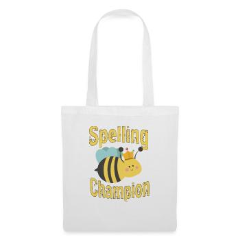 Champion de concours d’orthographe - Sac en tissu - blanc - Devant