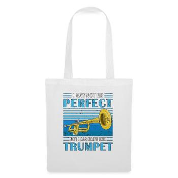 TROMPETE BUT I CAN BLOW THE TRUMPET - Tote Bag - white - Front