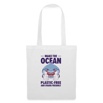 Journée mondiale des animaux Requins Bien-être animal Faune marine - Sac en tissu - blanc - Devant