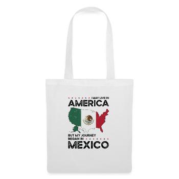 Born Mexican Mexico American USA Citizenship - Tote Bag - white - Front