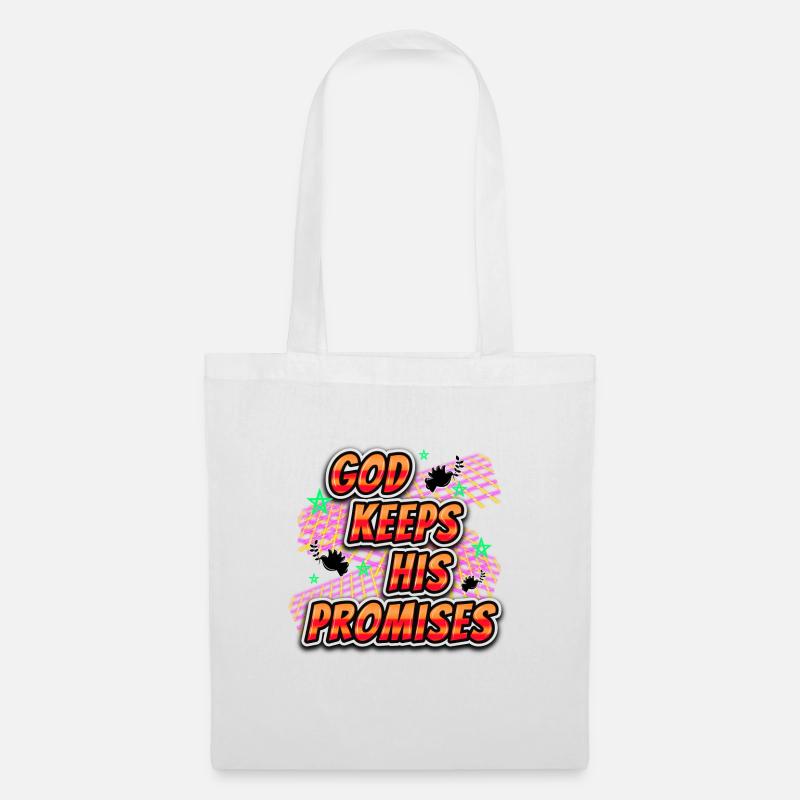 God Keeps His Promises - Tote Bag - white