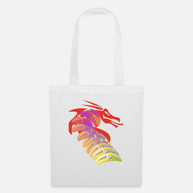 Dragon Paramotor - Tote Bag - white