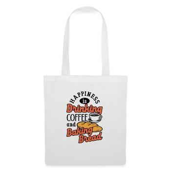 Baking Bread Drinking Coffee Caffeine Bread Baker - Tote Bag - white - Front