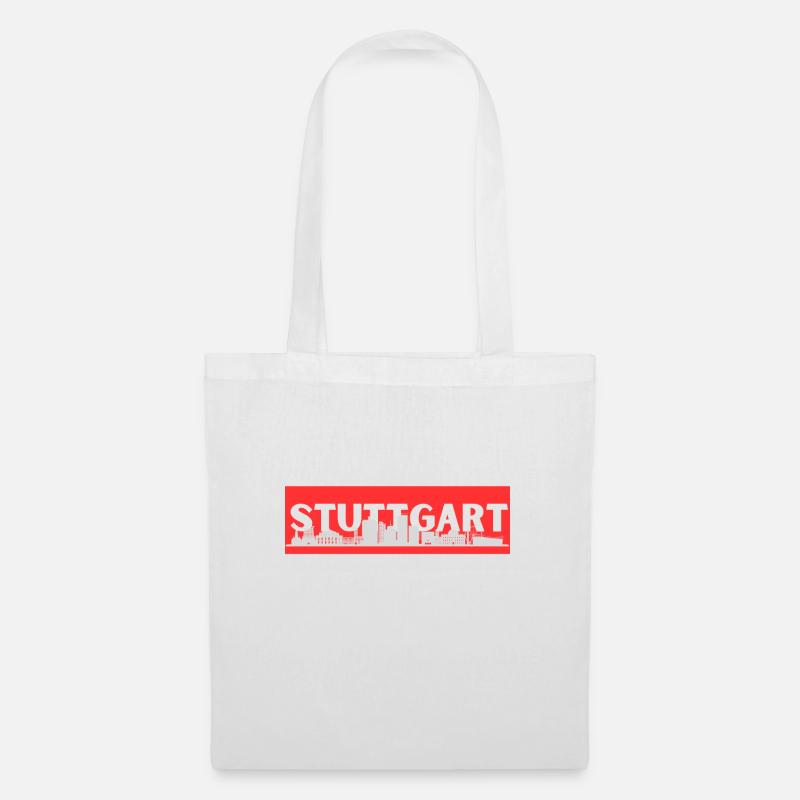 Stuttgart 1 - Stoffbeutel - Weiß
