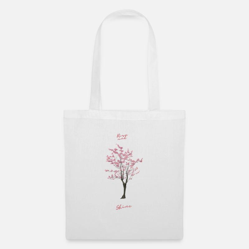 SAKURA TREE. Werde groß und blühe auf. - Stoffbeutel - Weiß