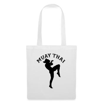 Femmes Muay Thai - Sac en tissu - blanc - Devant
