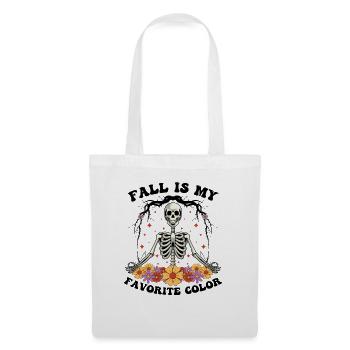 Fall Is My Favorite Color Humor Groovy Autumn - Stoffbeutel - Weiß - Vorne