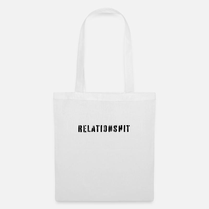 RelationShit Relationship Relationship Stress - Tote Bag - white